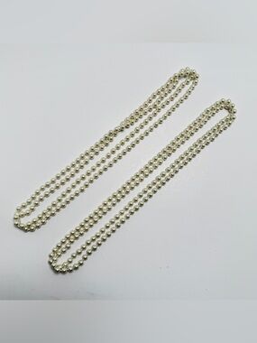 Classic Ivory Pearl Bead Necklace - Elegant Women's Jewelry(Faux Pearl❤️）